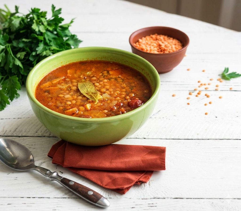 Linsensuppe in der georgischen Küche