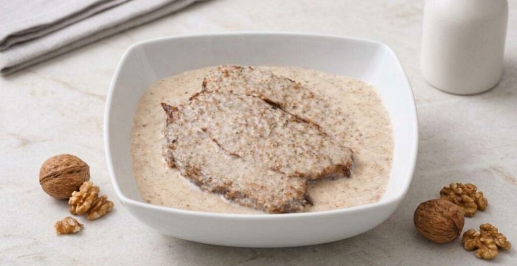 Gebratener Fisch in der Nusssauce - Bazhe