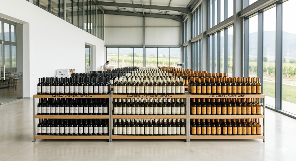 Georgischer Weinexport: Saperawi, Rkaziteli, Kissi