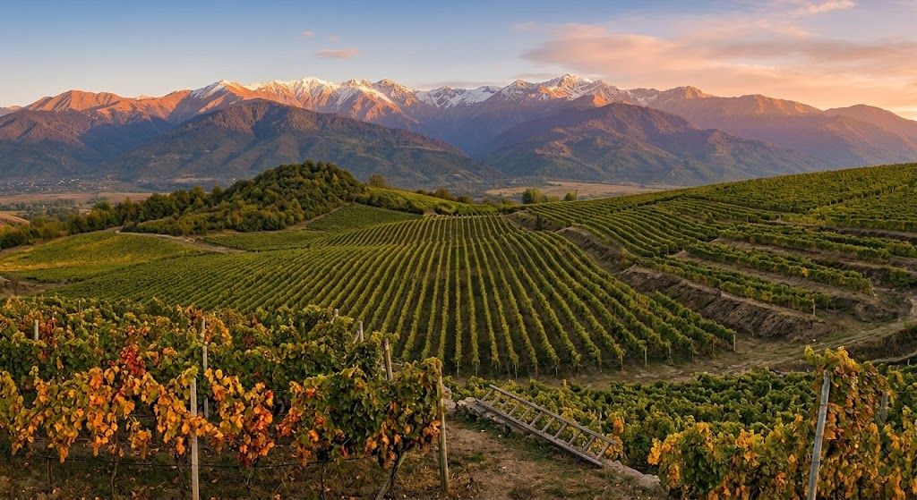 Weinland Georgien: Weinberge und Landschaften